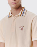 PIQUE POLO SHIRT WITH LOGO EMBROIDERED