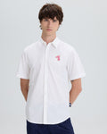 SHORT SLEEVE SHIRT WITH LOGO EMBROIDERED