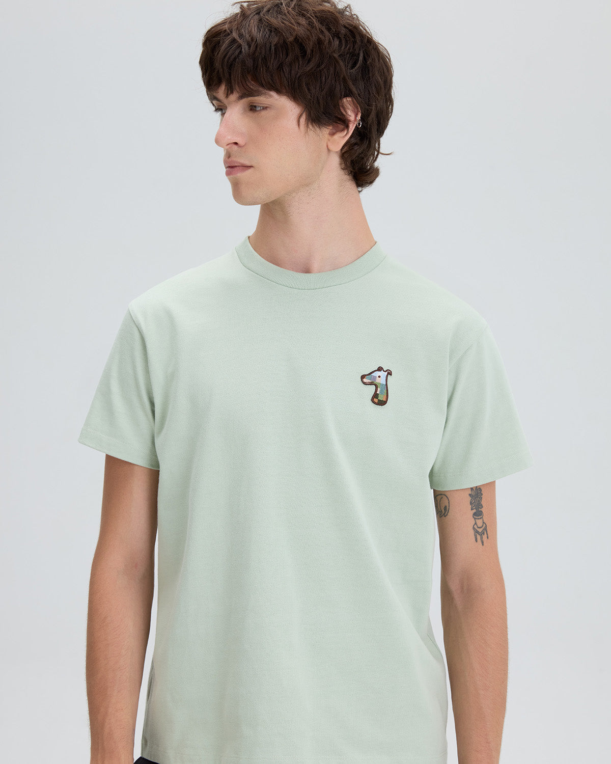 CLASSIC FIT T-SHIRT WITH LOGO EMBROIDERED