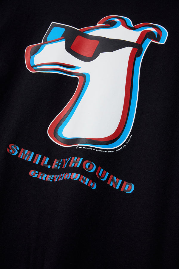 "SMILEYHOUND 3D" CLASSIC FIT T-SHIRT