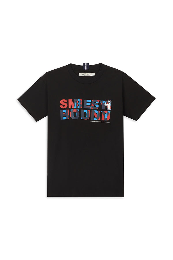 เสื้อยืดทรงพอดีตัวแบบคลาสสิกพร้อมปักโลโก้