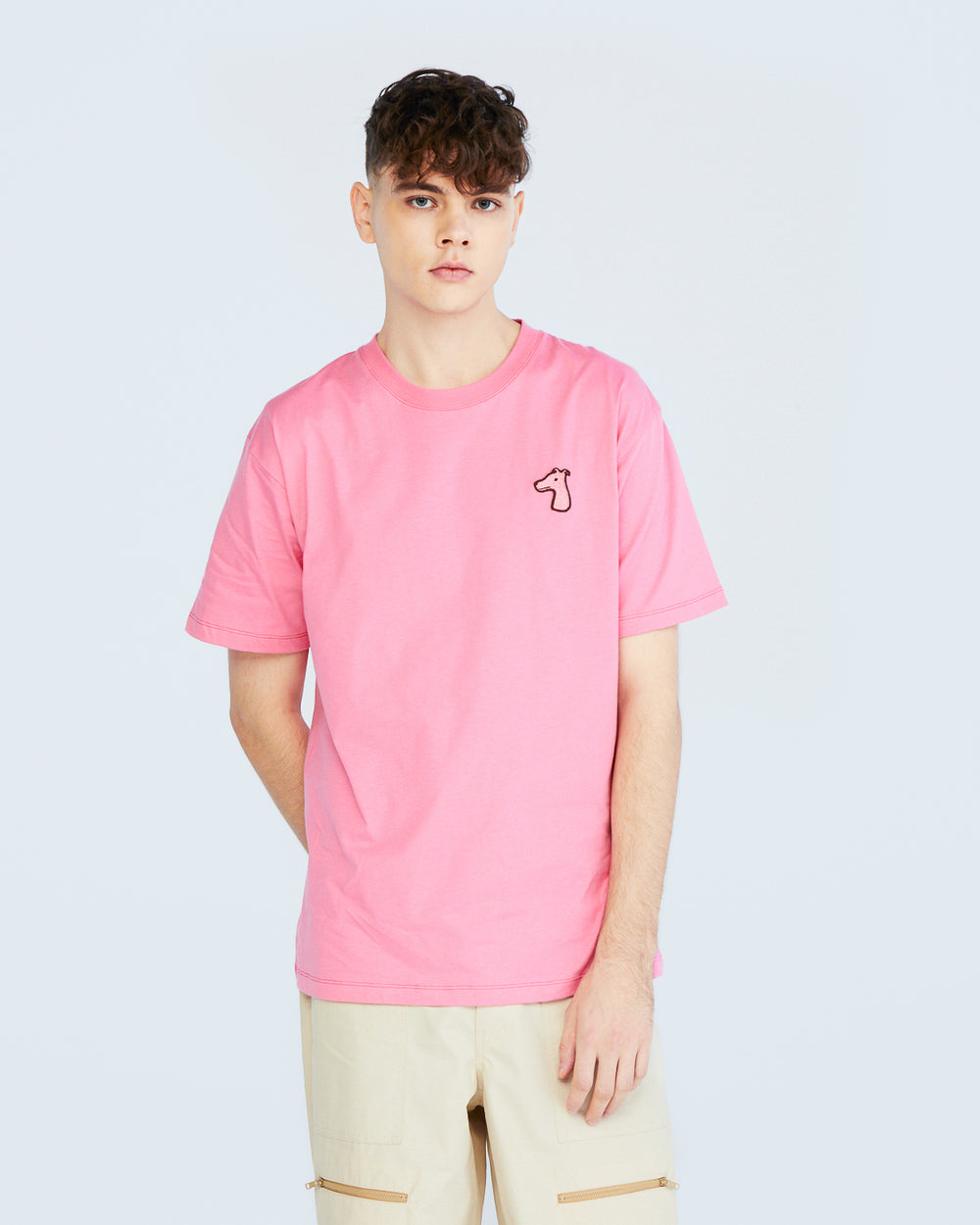 REGULAR FIT T-SHIRT WITH BOLD LOGO