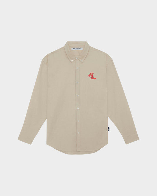 OXFORD REGULAR SHIRT WITH LOGO EMBROIDERED