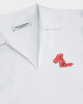 OPEN - COLLAR POLO SHIRT WITH LOGO EMBROIDERED