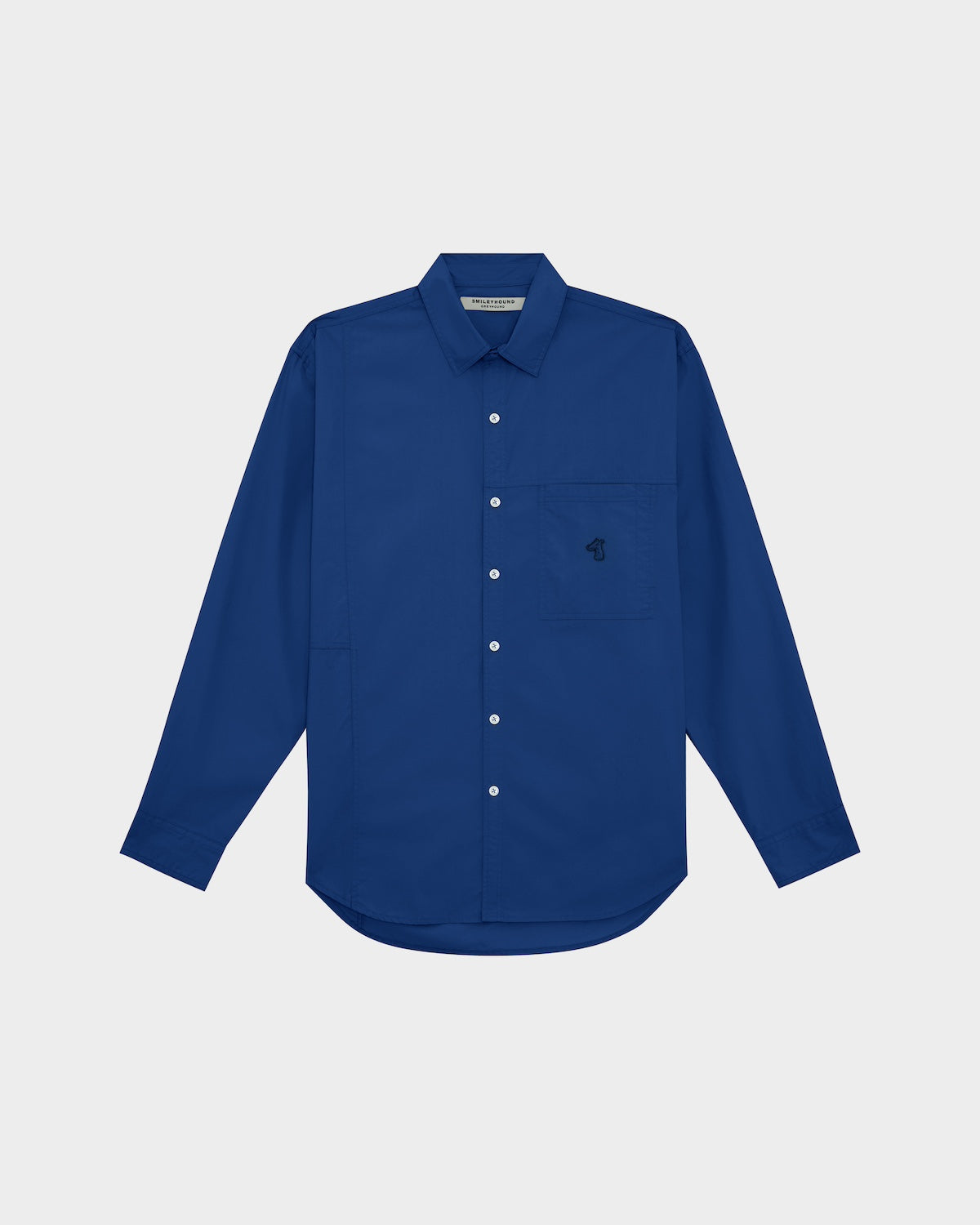 PANELED SHIRT WITH LOGO EMBROIDERED