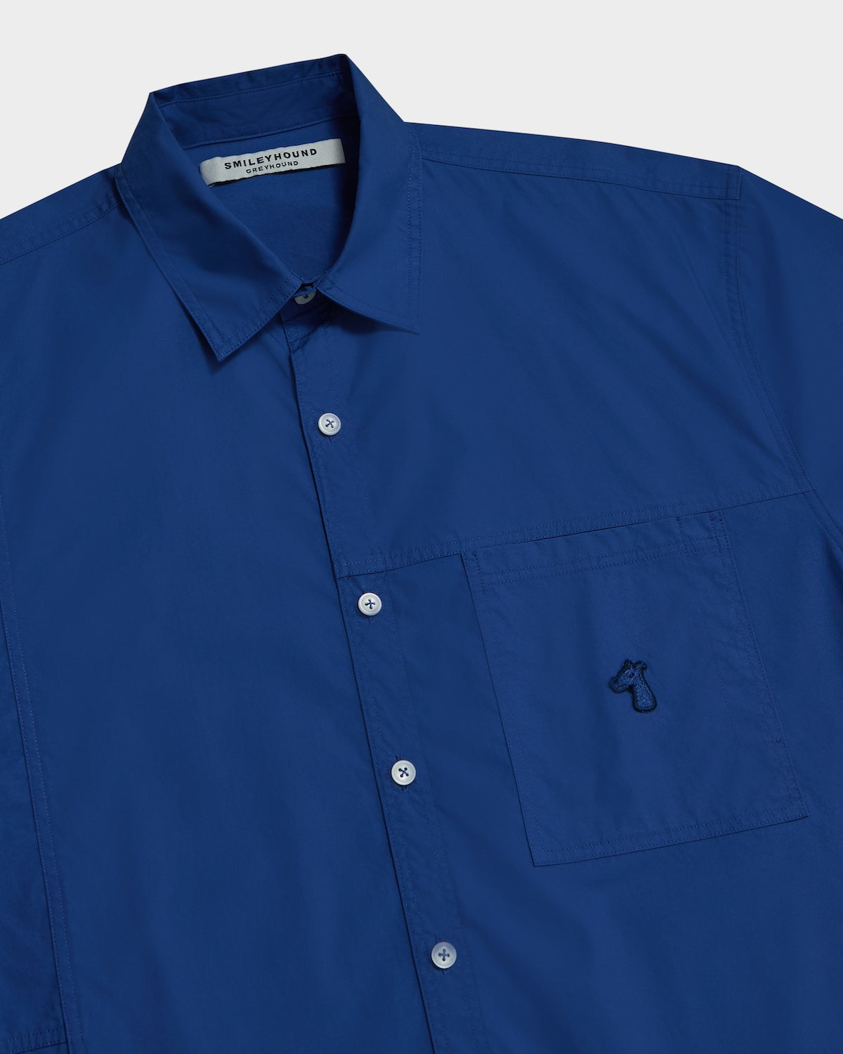 PANELED SHIRT WITH LOGO EMBROIDERED