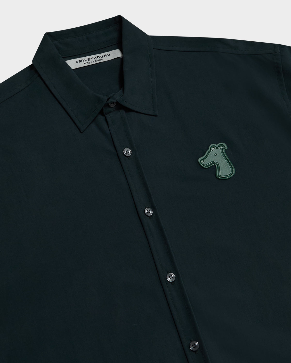 TENCEL REGULAR SHIRT WITH LOGO EMBROIDERED