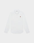 OXFORD SLIM SHIRT WITH LOGO EMBROIDERED