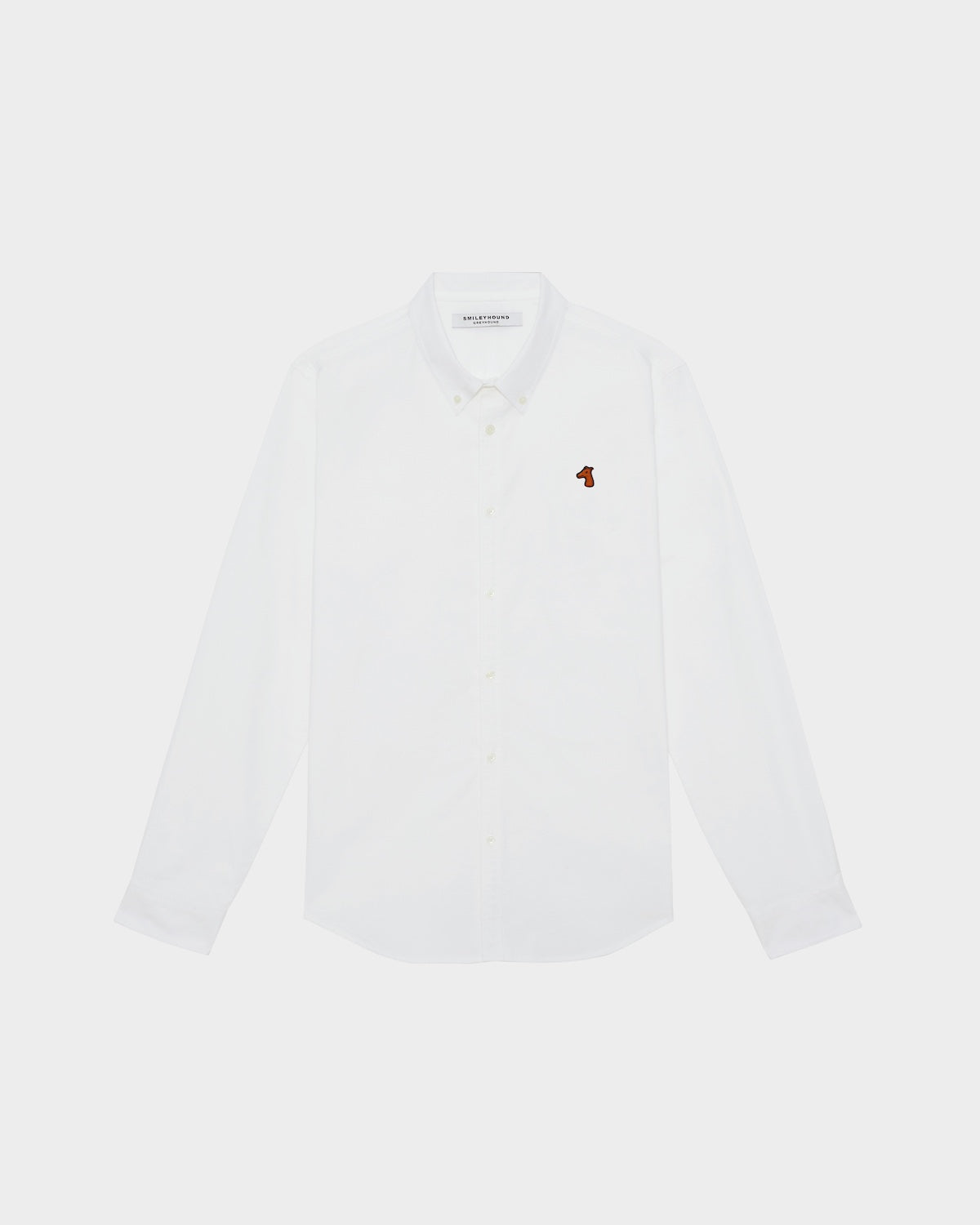 OXFORD SLIM SHIRT WITH LOGO EMBROIDERED