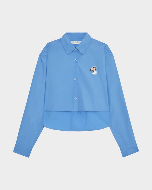 FLOWER FOLK CROPPED SHIRT