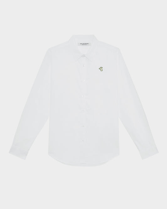 POPLIN REGULAR WITH LOGO EMBROIDERED