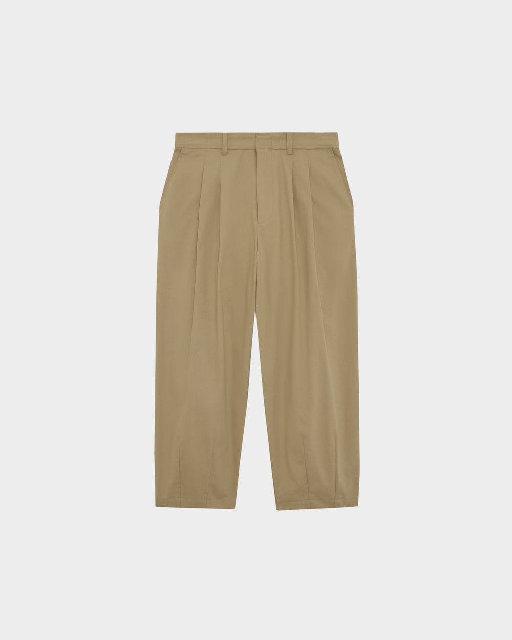 BALLOON FIT COTTON TWILL PANTS