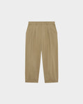 BALLOON FIT COTTON TWILL PANTS