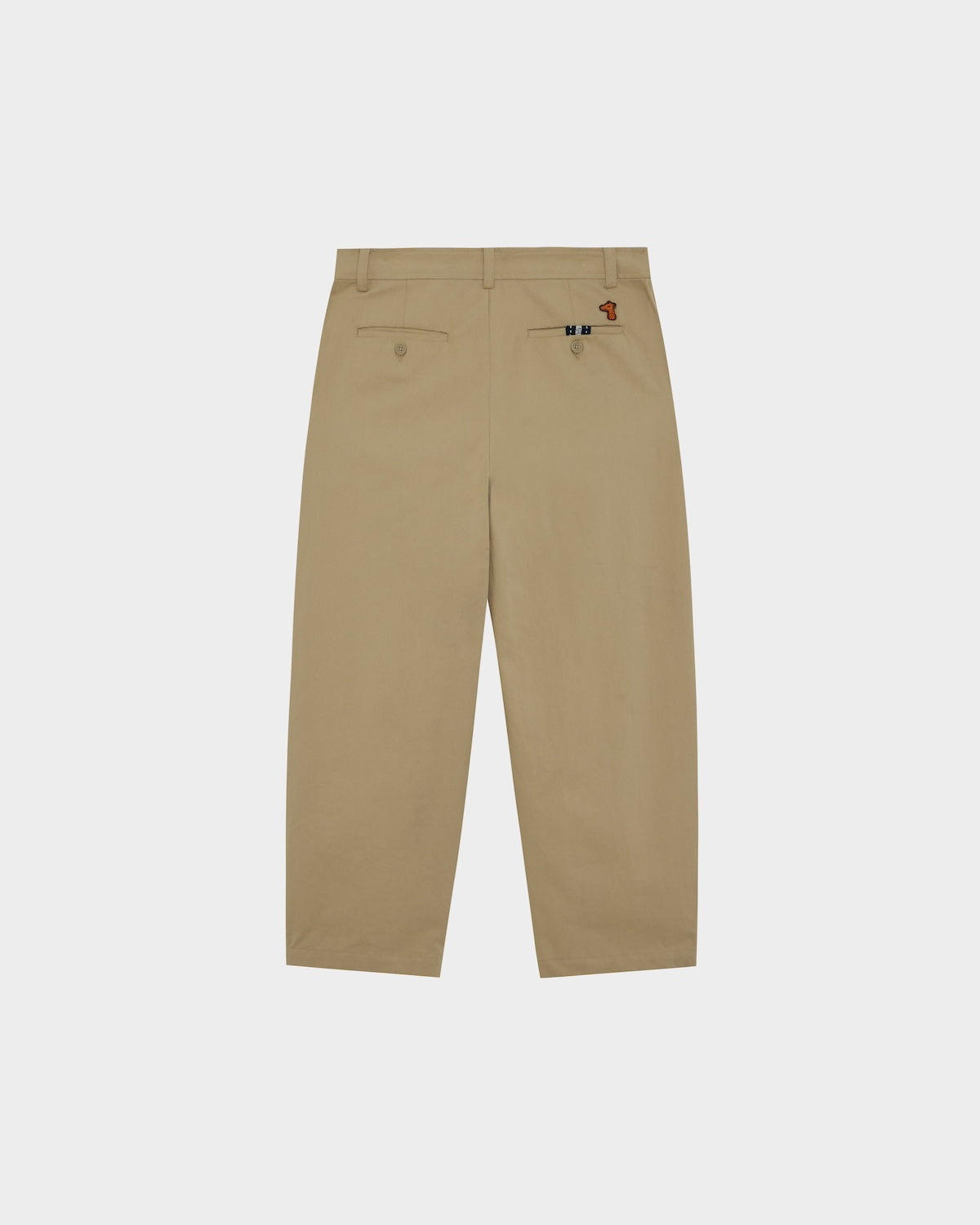 BALLOON FIT COTTON TWILL PANTS