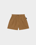 WIDE FRONT PLEATED SHORTS