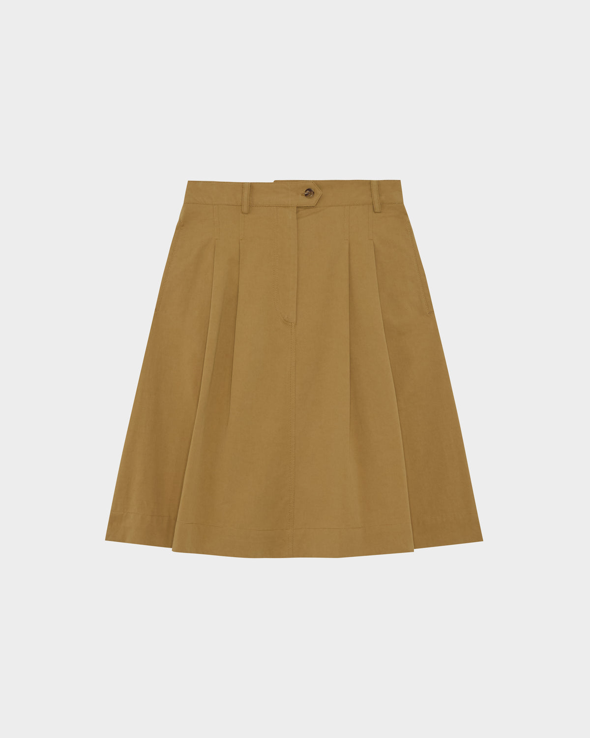 SMILEYHOND PLEATED MIDI SKIRT