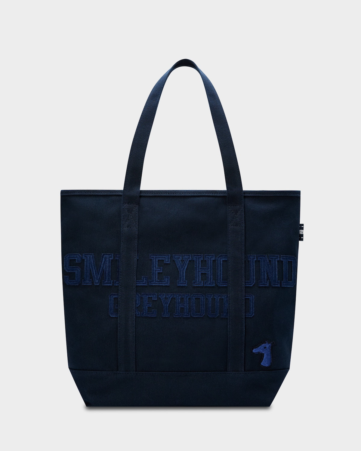 SMILEYHOUND APPLIQUÉ LOGO TOTE