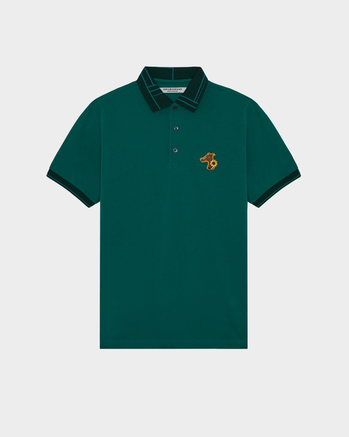 PIQUE POLO SHIRT WITH LOGO EMBROIDERED