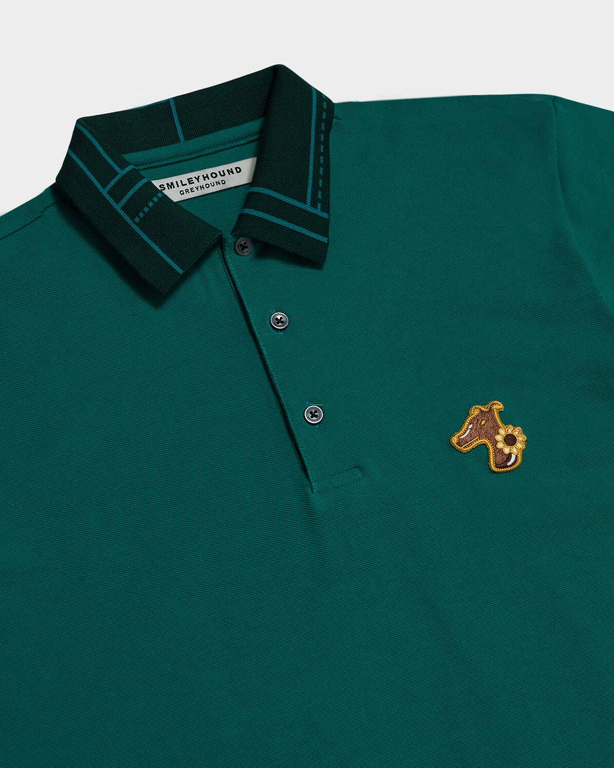 PIQUE POLO SHIRT WITH LOGO EMBROIDERED