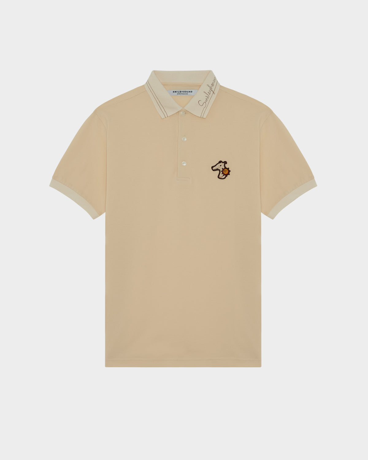 PIQUE POLO SHIRT WITH LOGO EMBROIDERED