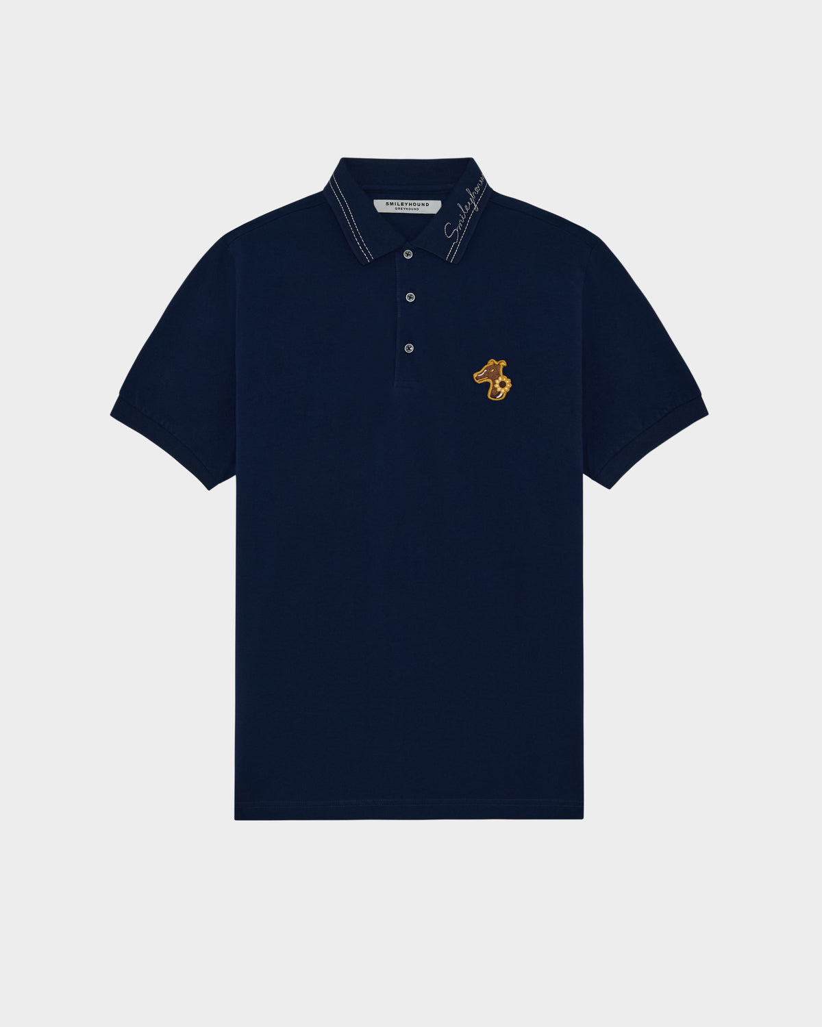 PIQUE POLO SHIRT WITH LOGO EMBROIDERED