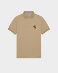 PIQUE POLO SHIRT WITH LOGO EMBROIDERED