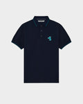 PIQUE POLO SHIRT WITH LOGO EMBROIDERED