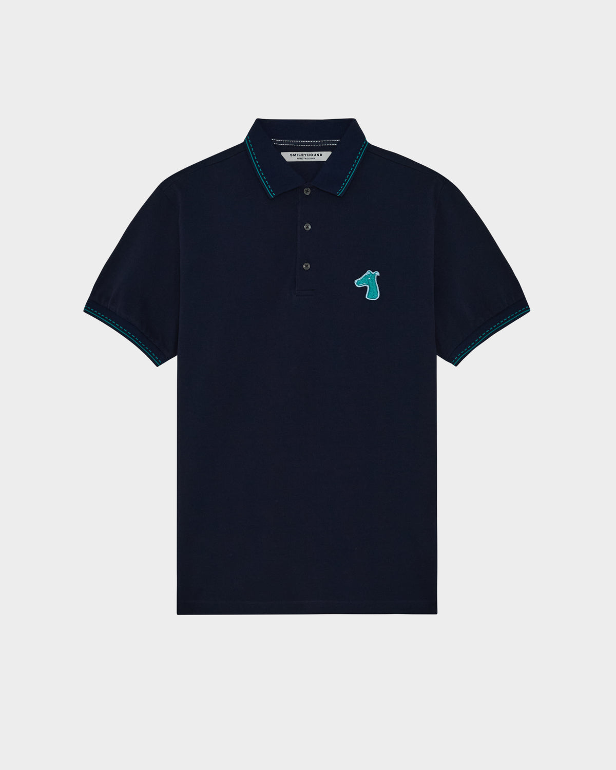 PIQUE POLO SHIRT WITH LOGO EMBROIDERED