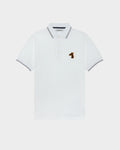 PIQUE POLO SHIRT WITH LOGO EMBROIDERED