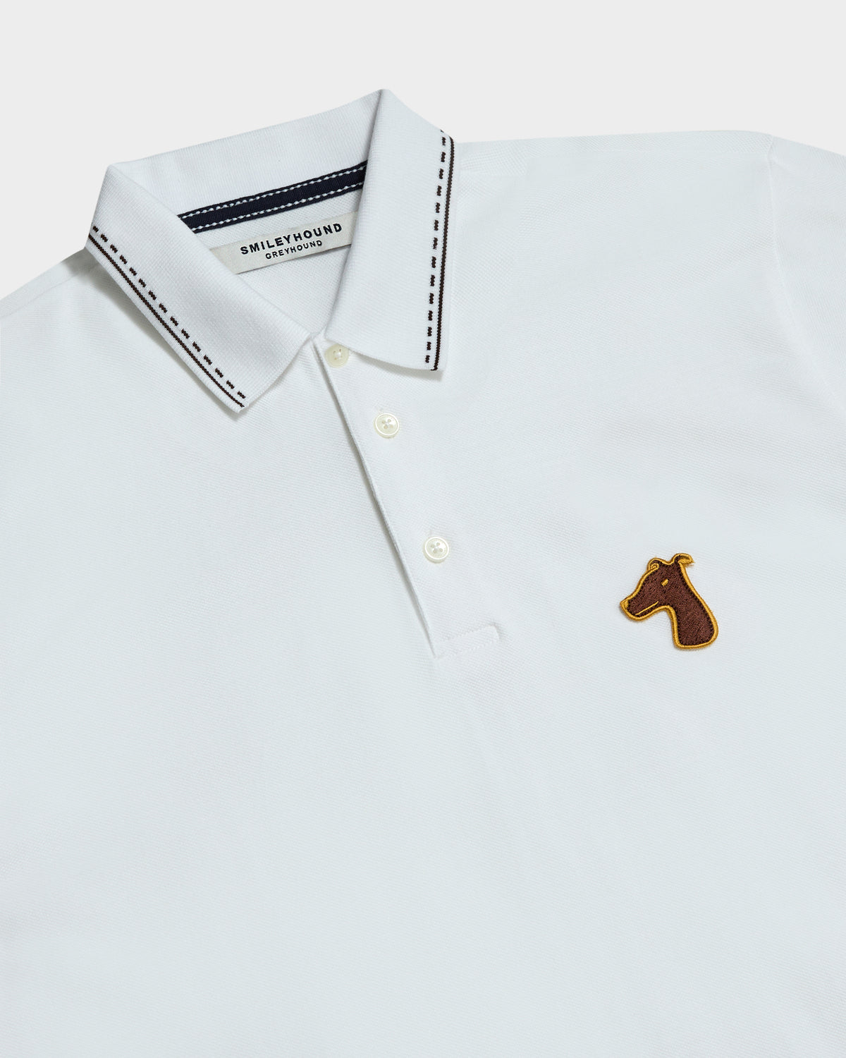 PIQUE POLO SHIRT WITH LOGO EMBROIDERED