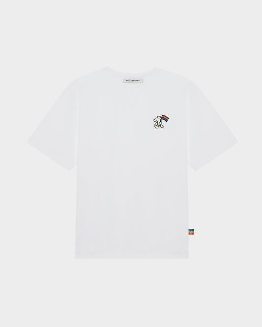 LOOSE FIT T-SHIRT WITH LOGO EMBROIDERED – HOUND FOR ALL EDITION