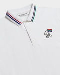 STRIPE COLLAR POLO SHIRT WITH LOGO EMBROIDERED – HOUND FOR ALL EDITION