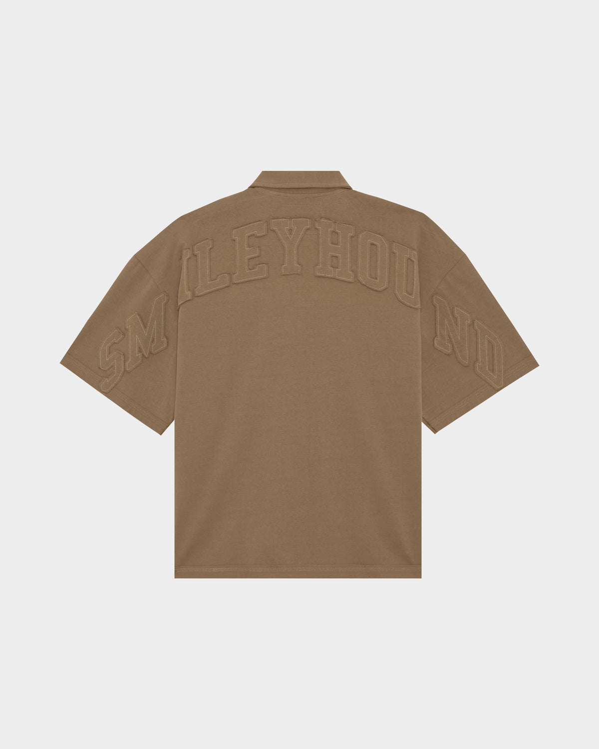 RAW EDGE OVERSIZED POLO SHIRT