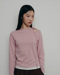 BESTIE ASYMMETRICAL OFF-SHOULDER TOP