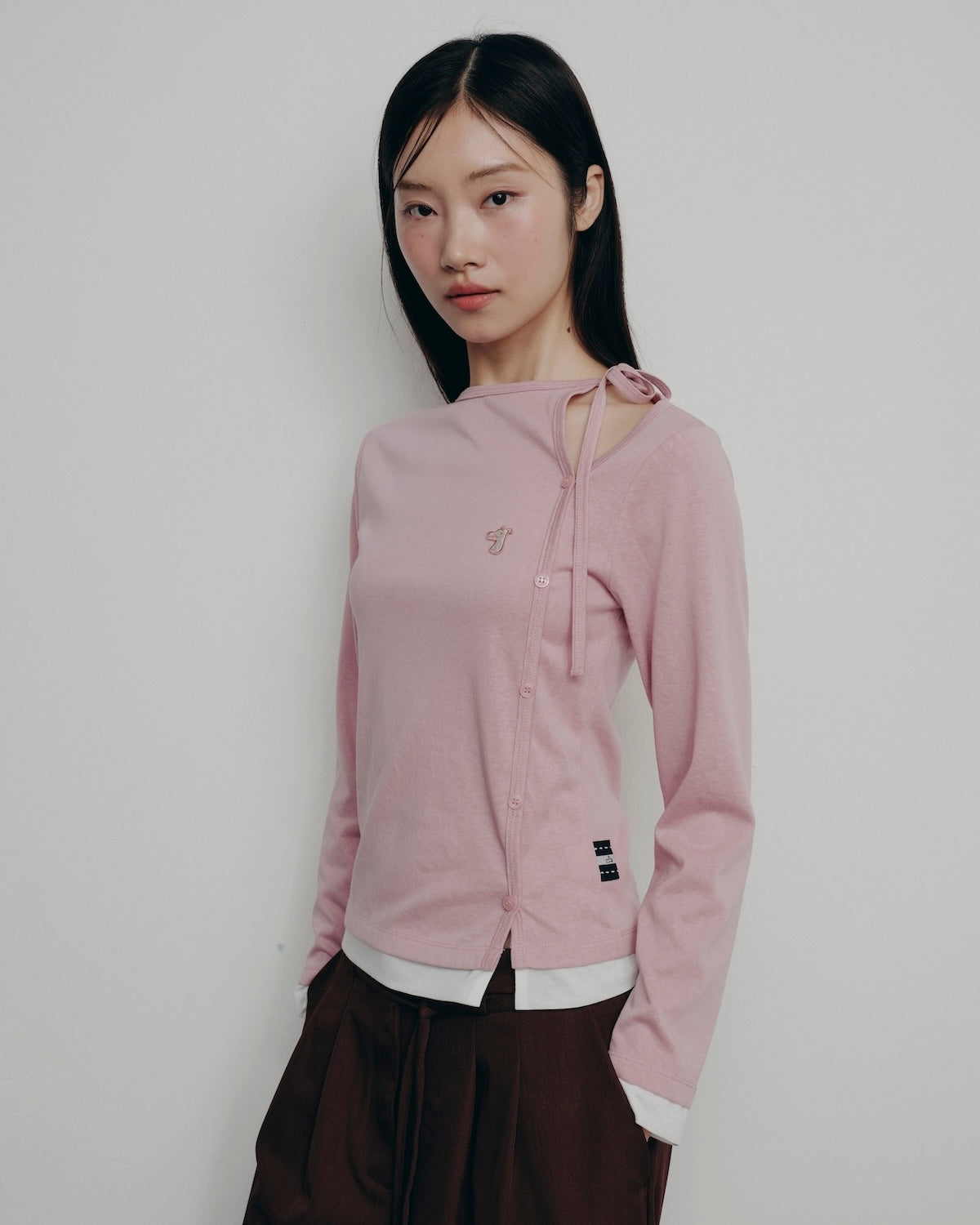 BESTIE ASYMMETRICAL OFF-SHOULDER TOP