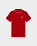 PIQUE POLO SHIRT WITH LOGO EMBROIDERED