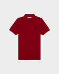 PIQUE POLO SHIRT WITH LOGO EMBROIDERED