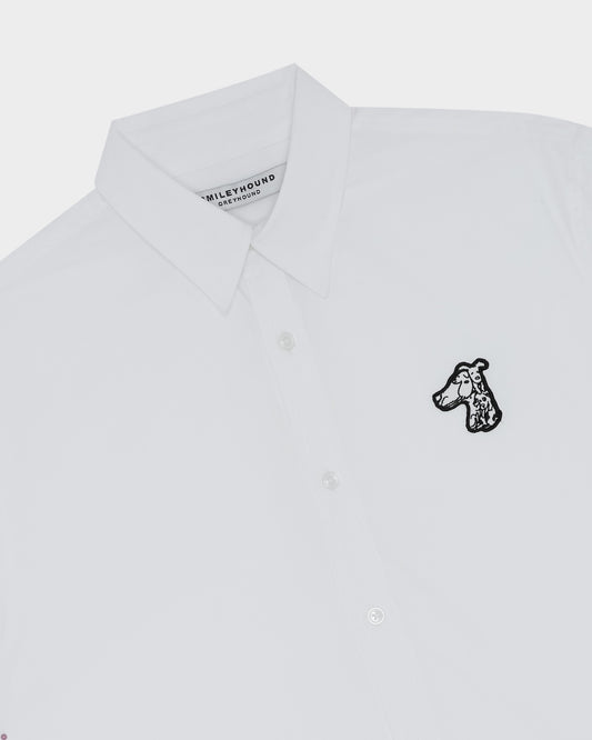 GOODGATHER POPLIN SHIRT WITH LOGO