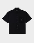 SMILEYHOUND GOODGATHER SHORT-SLEEVE SHIRT WITH RAW-EDGE PATCH POCKET