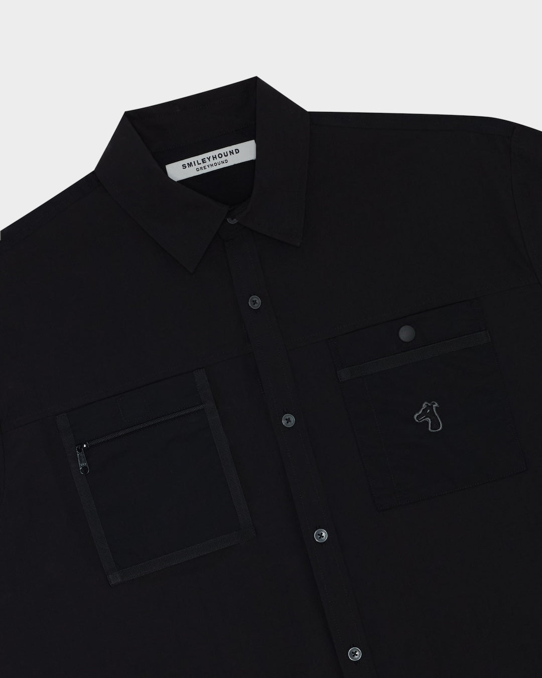 GOODGATHER WORKWEAR SHIRT WITH CONTRAST POCKETS S26MD01172BK1B