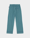 SMILEYHOUND PAJAMA-STRIPE PIPED LOUNGE PANTS