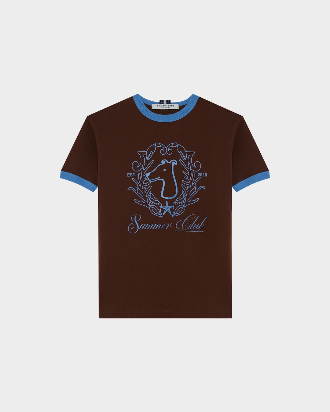 SMILEYHOUND SUMMER CLUB RINGER T-SHIRT