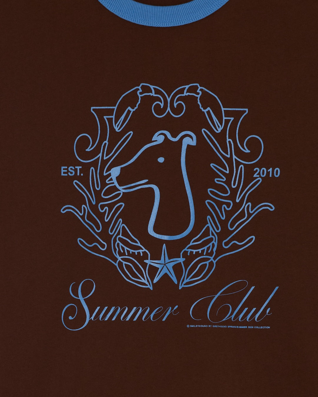 SMILEYHOUND SUMMER CLUB RINGER T-SHIRT