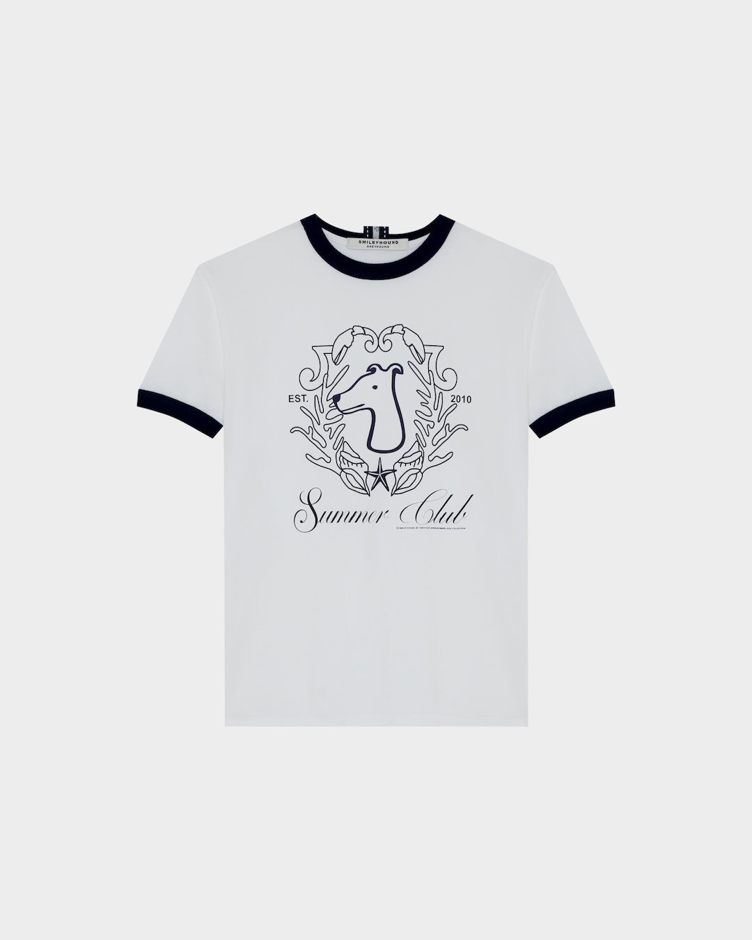 SMILEYHOUND SUMMER CLUB RINGER T-SHIRT