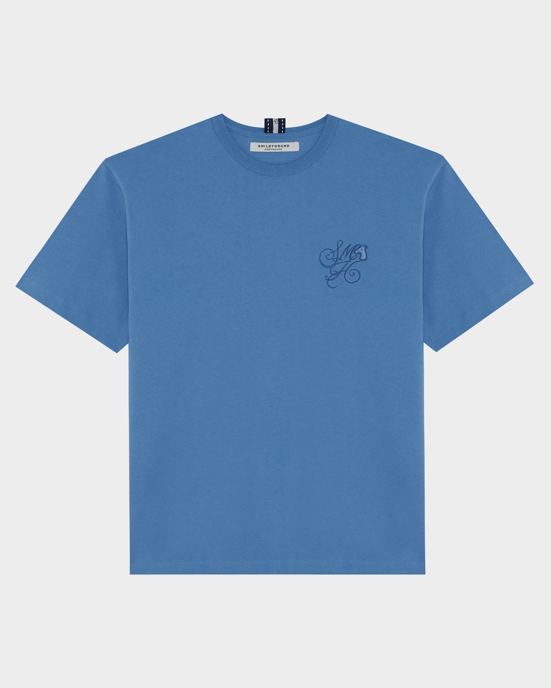 SMILEYHOUND EMBROIDERED SCRIPT INITIAL T-SHIRT