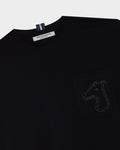 SMILEYHOUND CUT-OUT LOGO POCKET T-SHIRT