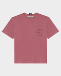 SMILEYHOUND CUT-OUT LOGO POCKET T-SHIRT