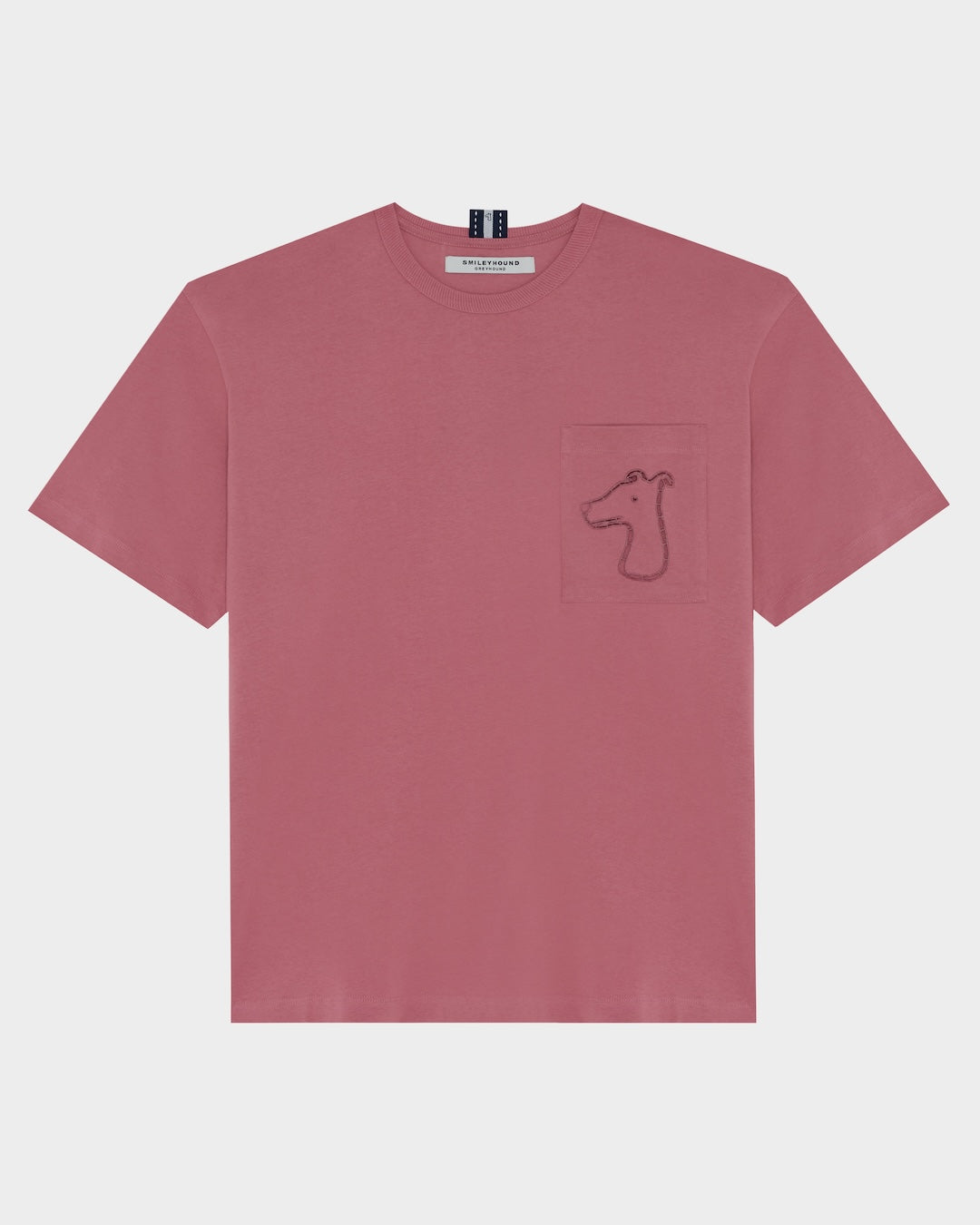 SMILEYHOUND CUT-OUT LOGO POCKET T-SHIRT