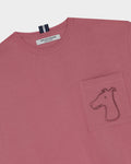 SMILEYHOUND CUT-OUT LOGO POCKET T-SHIRT