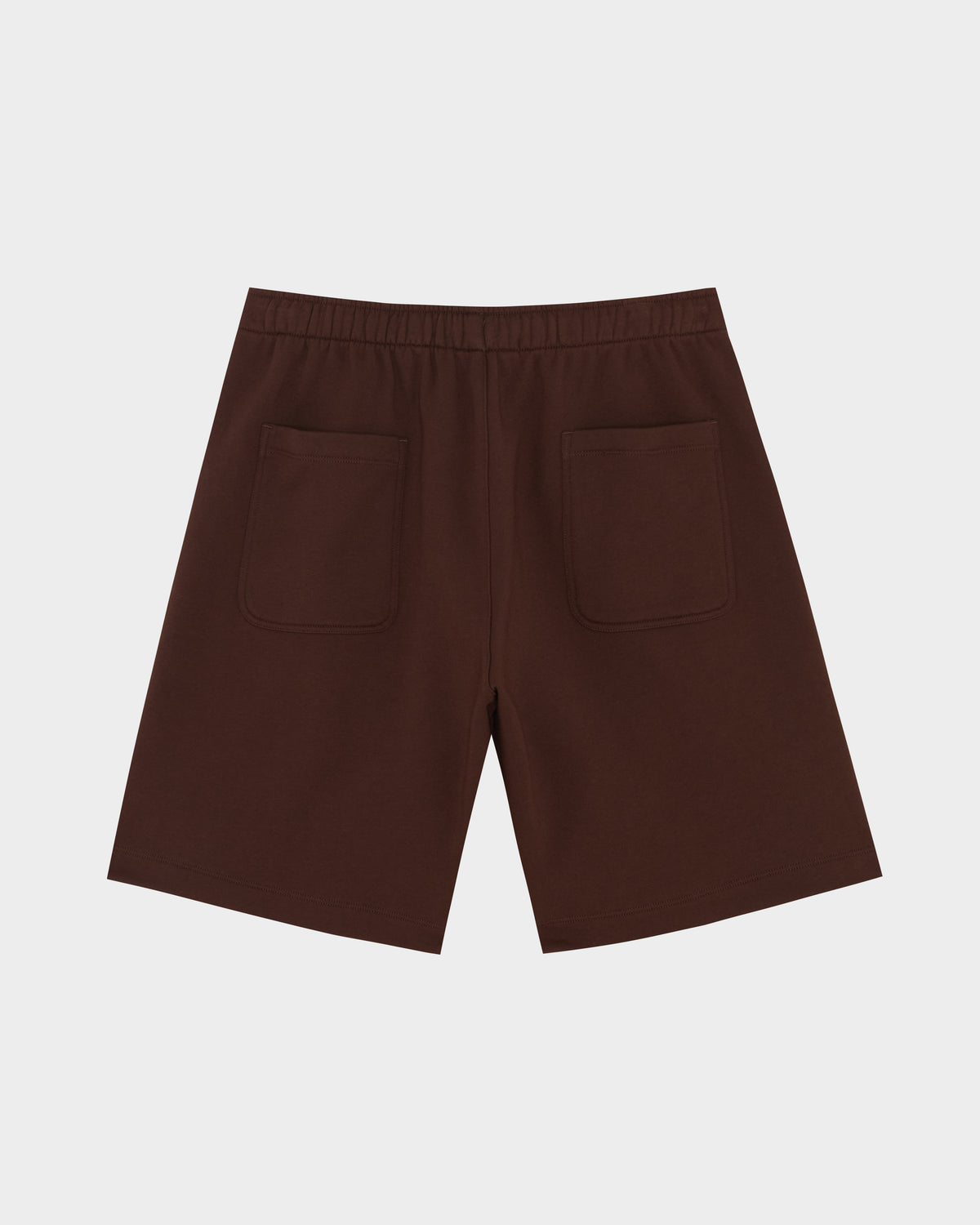 SMILEYHOUND FRENCH TERRY EMBROIDERED  SCRIPT  INITIAL LOGO SHORTS
